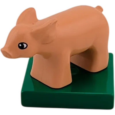 Lego Duplo Schwein Ferkel auf Platte