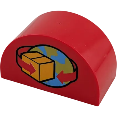 Lego Duplo 31213 Motivstein Bedruckt mit Weltweiter Versand Globaler Globus