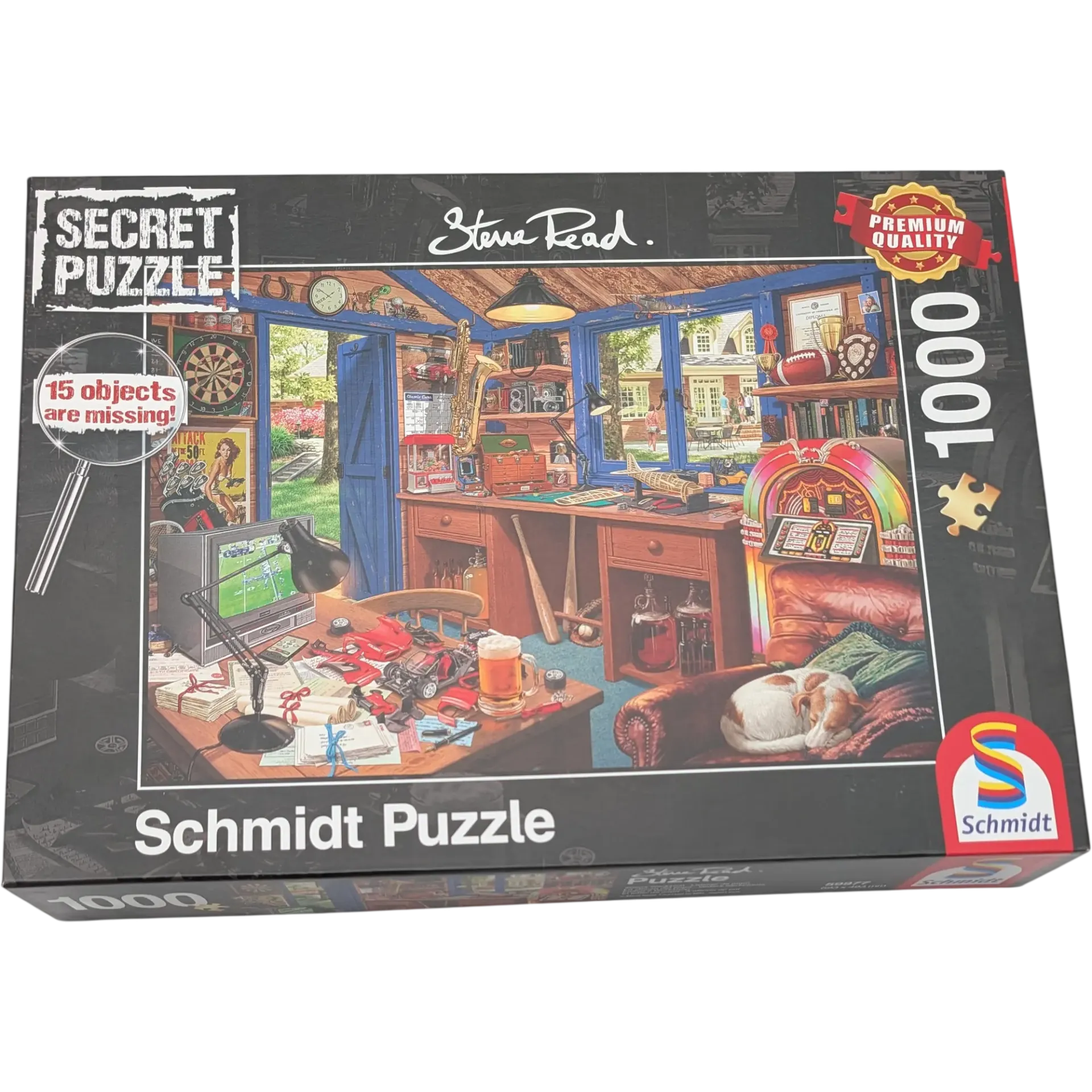 Schmidt Secret Puzzle 1000 Teile Vaters Werkstatt 59977