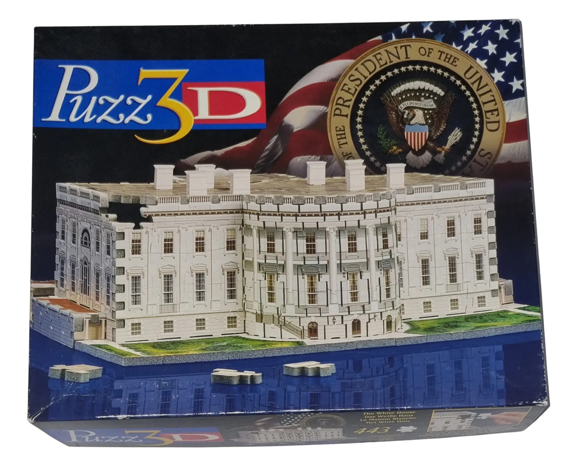 MB Puzz 3D The white House 443 Teile