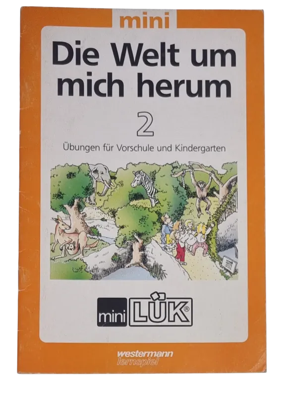 Mini Lük Heft Die Welt um mich herum 2 Übungen für Vorschule und Kindergarten