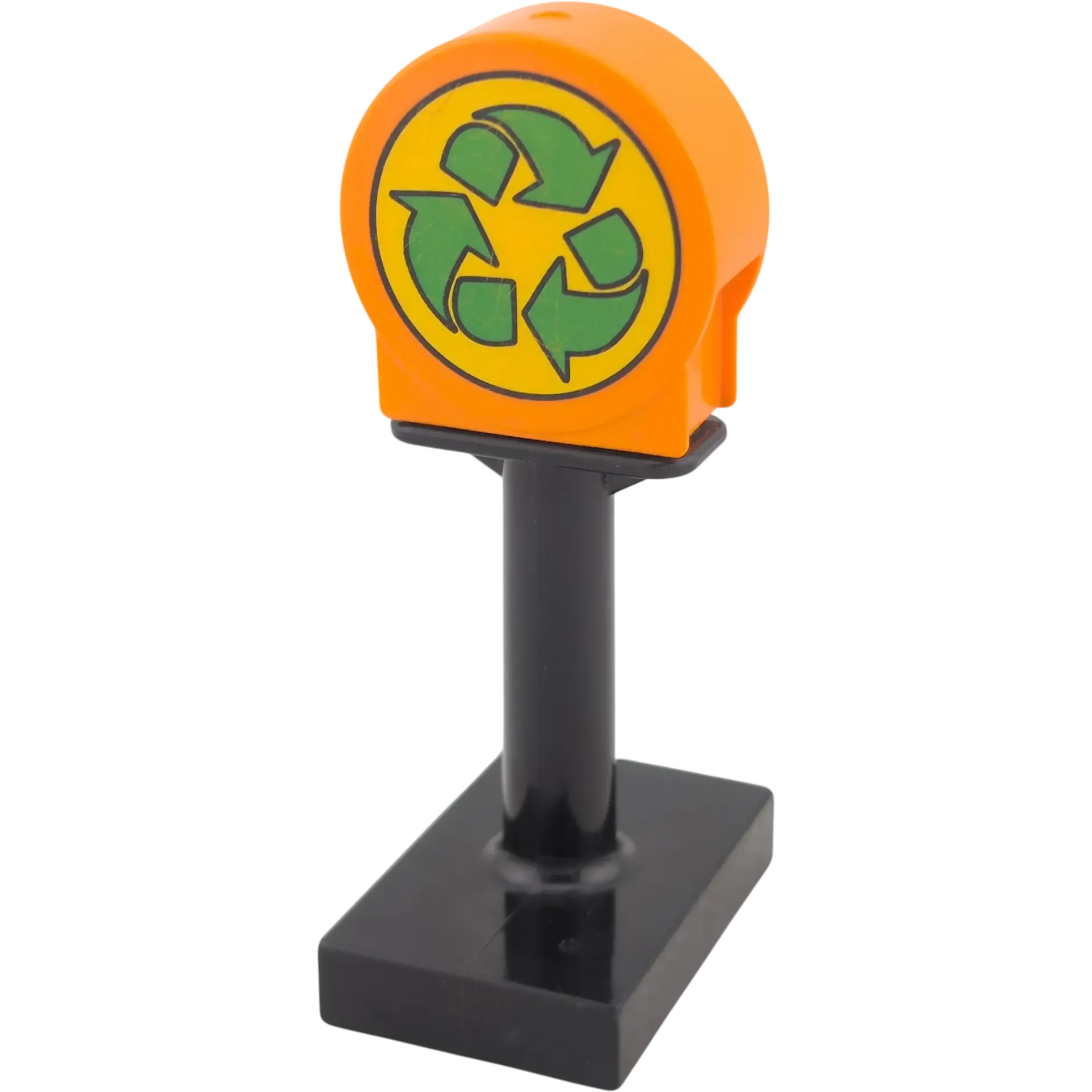 Lego Duplo Schild Recycling 41969 Orange Grün mit Kreislauf