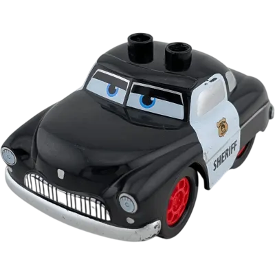 Lego Duplo Auto Disney Cars Sheriff Schwarz Weiß