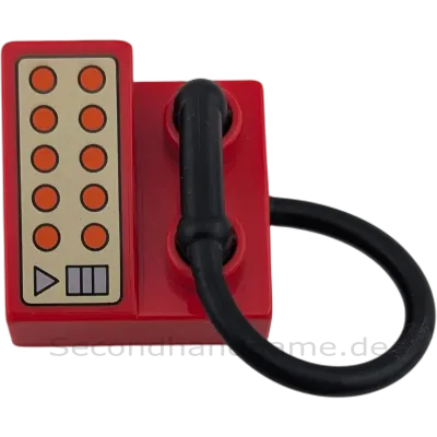 Lego Duplo 6489 Telefon mit abnehmbaren Hörer Rot