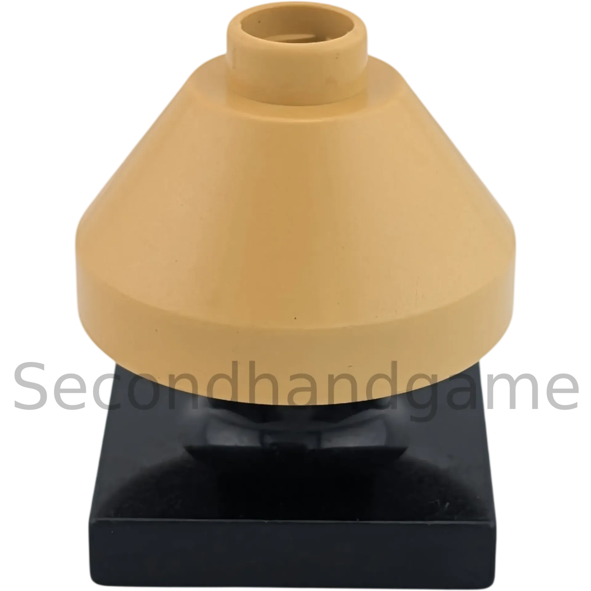 Lego Duplo Lampe Beige Klein und schwarzer Ständer