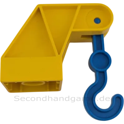 Lego Duplo 2222 Kran Arm Haken Gelb Blau