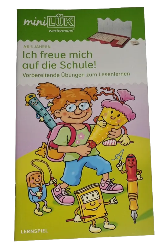 Mini Lük Ich freue mich auf die Schule! Vorbereitende Übungen zum Lesenlernen