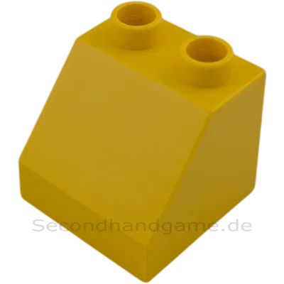Lego Duplo 6474 Schrägstein 2x2x1 Gelb