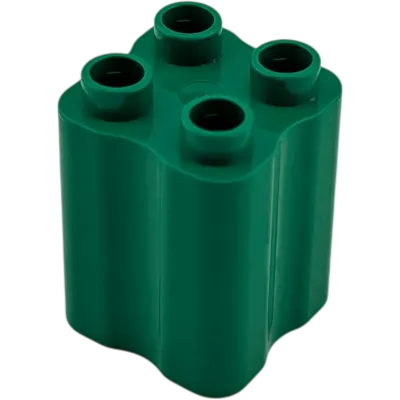 Lego Duplo 31061 Wandstein Stamm 2x2x2 Blumentopf Vase Dunkelgrün