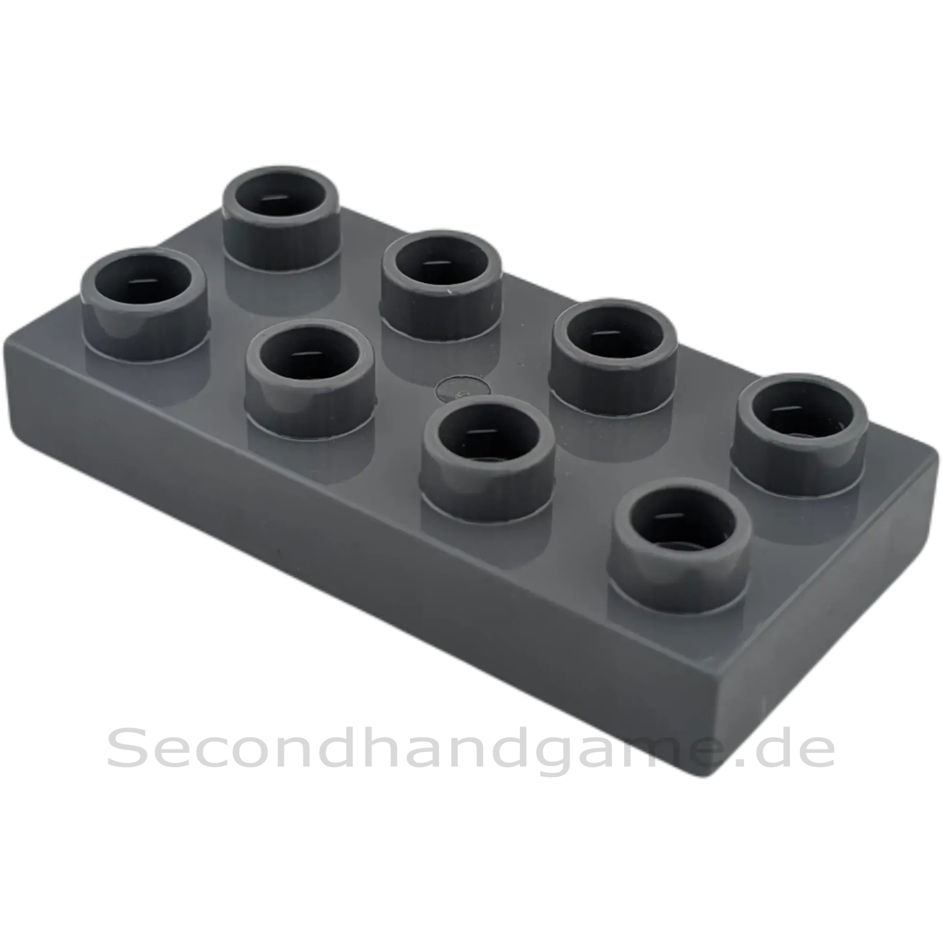 Lego Duplo 40666 Platte 2x4 Dunkelgrau