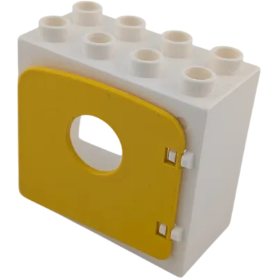 Lego Duplo 61649 Schrank Weiß mit gelber Tür und Guckloch