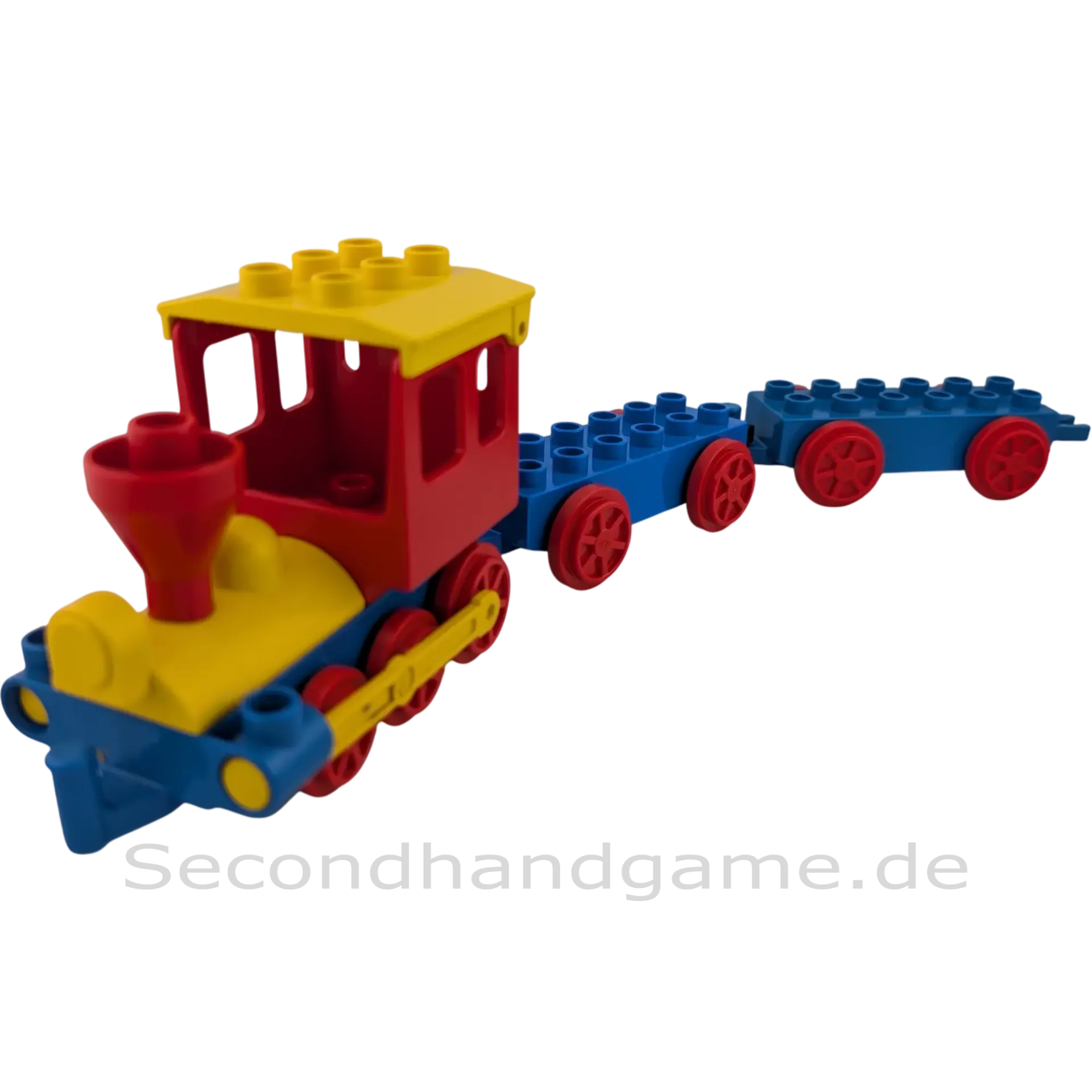 Lego Duplo Eisenbahn Schiebelock mit 2 Anhänger