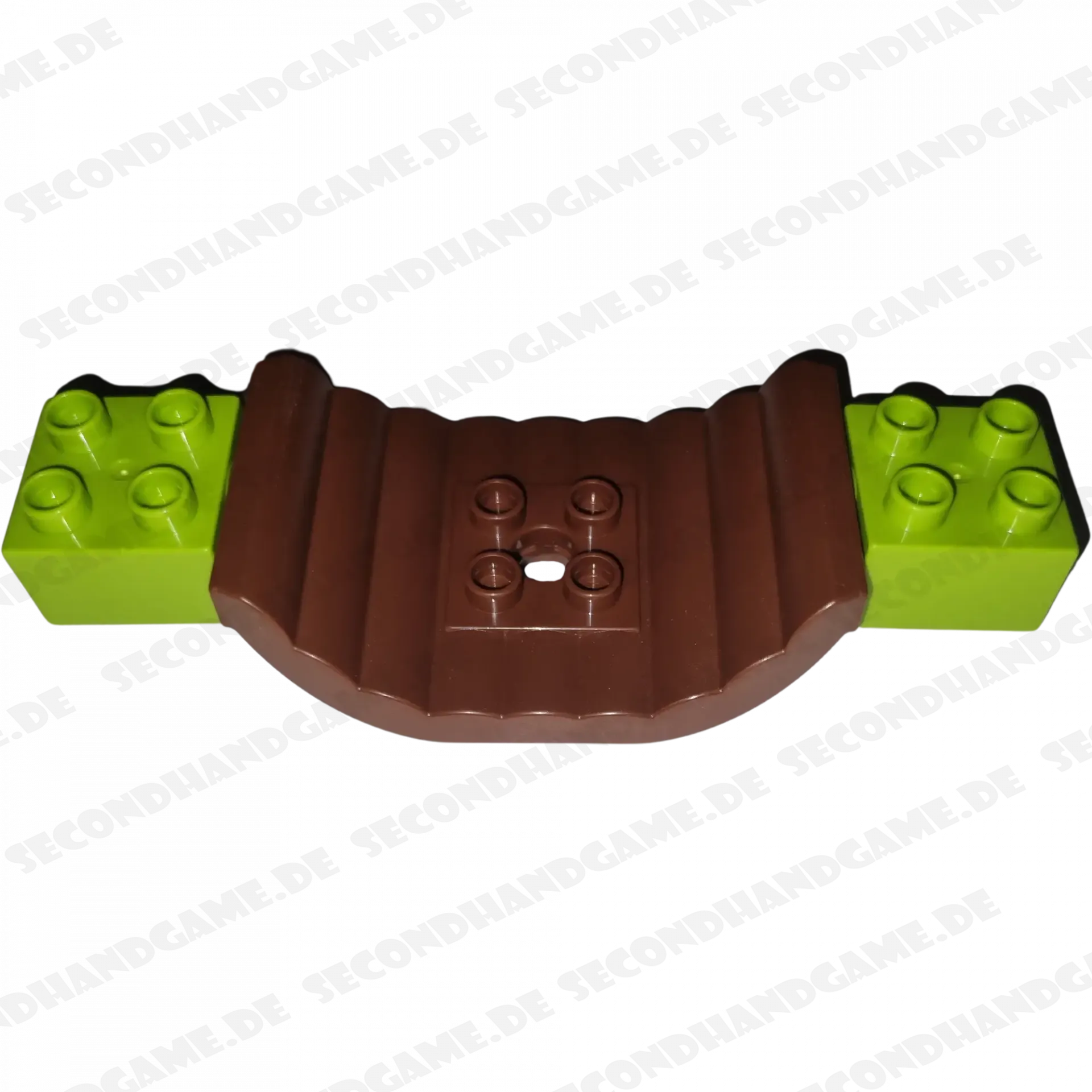 Lego Duplo 23921 2x6 Wackelbrücke Braun + 2x Grüner Noppenstein