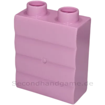 Lego Duplo 4066 Stein 1x2x2 Rosa Mauer Rückseite Regal