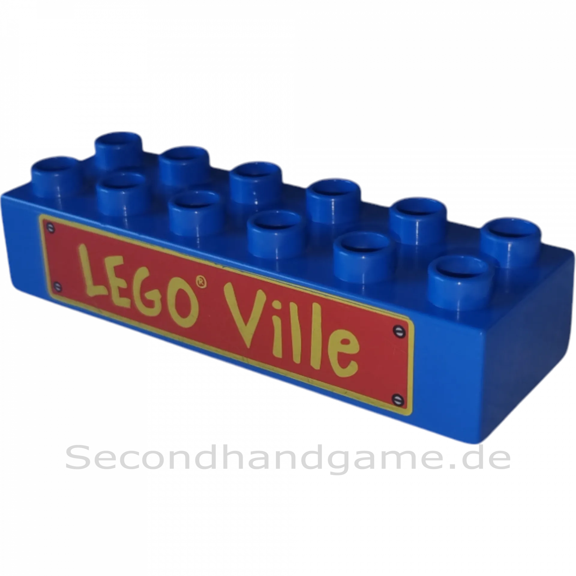 Lego Duplo 2300 Baustein 2x6 Blau Lego Ville