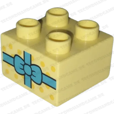 Lego Duplo 2x2 Stein Hellgelb Geschenk 3437