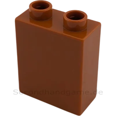 Lego Duplo 4066 Stein 1x2x2 Schokoladenbraun