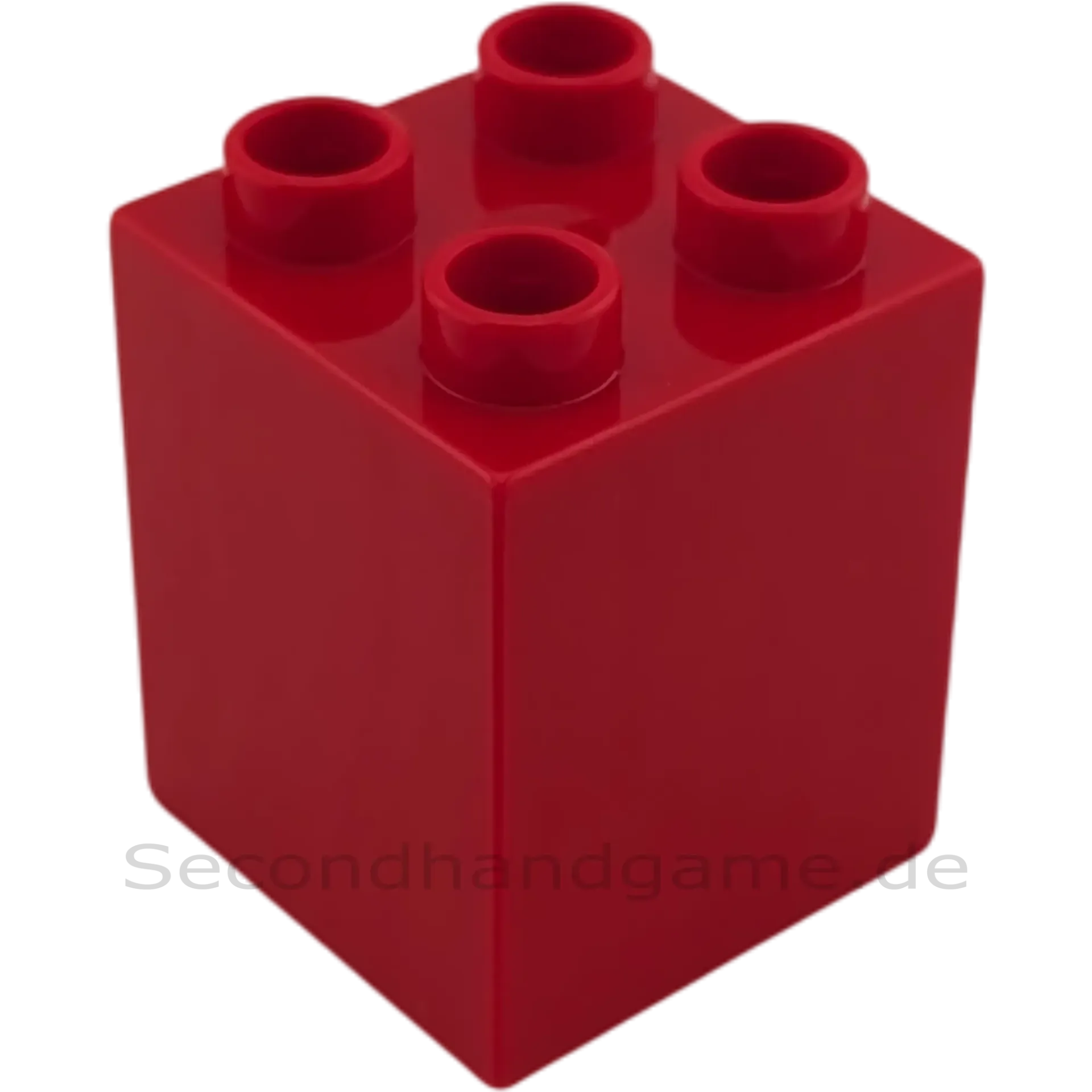 Lego Duplo 2x2x2 Doppelstein Rot