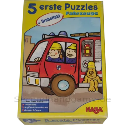 Haba 5 erste Puzzles Fahrzeuge 2433