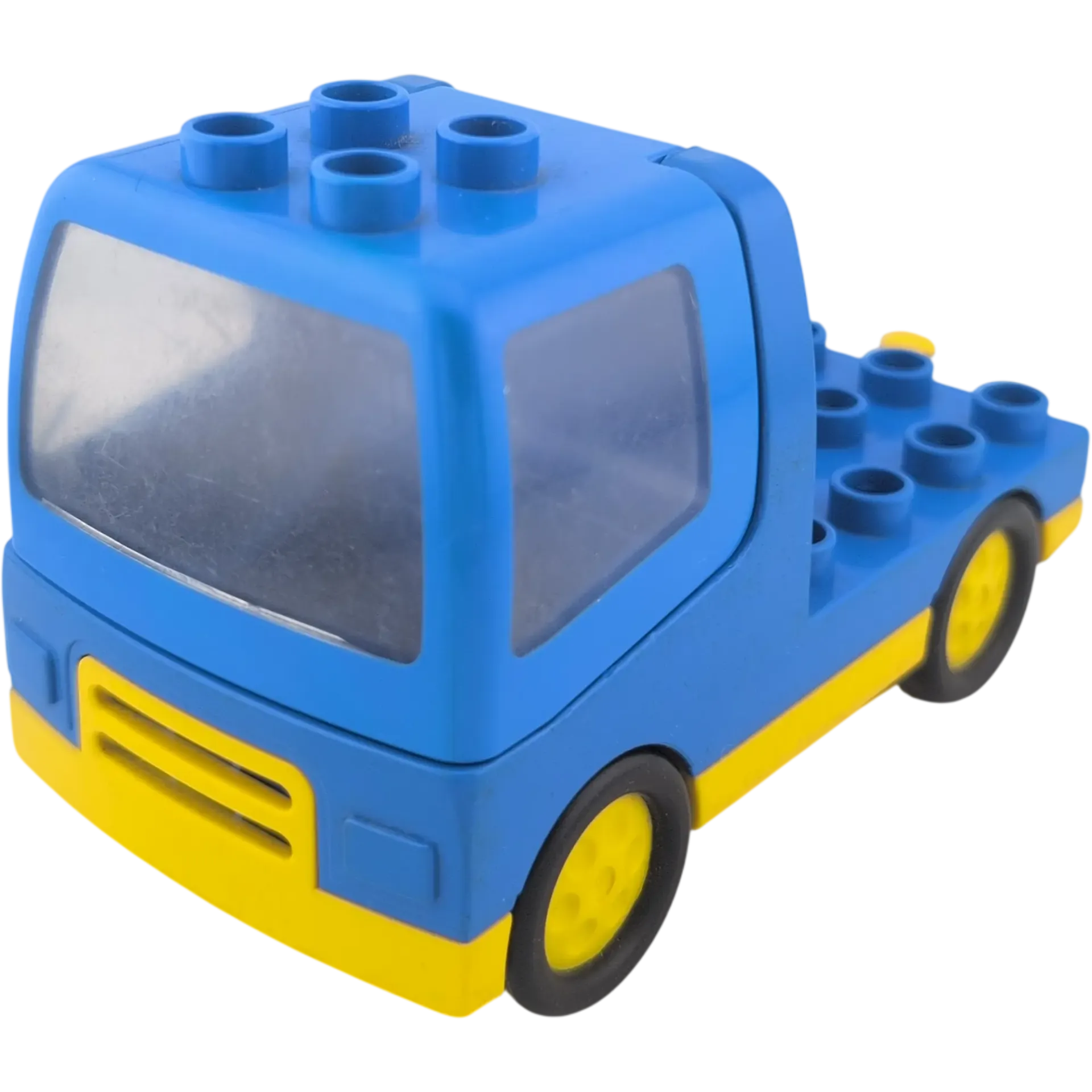 Lego Duplo Lastwagen Blau Gelb mit Klappdach