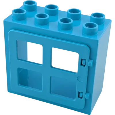 Lego Duplo 61649 Fenster Azur 2x4 mit 4 kleinen Azur Fenster