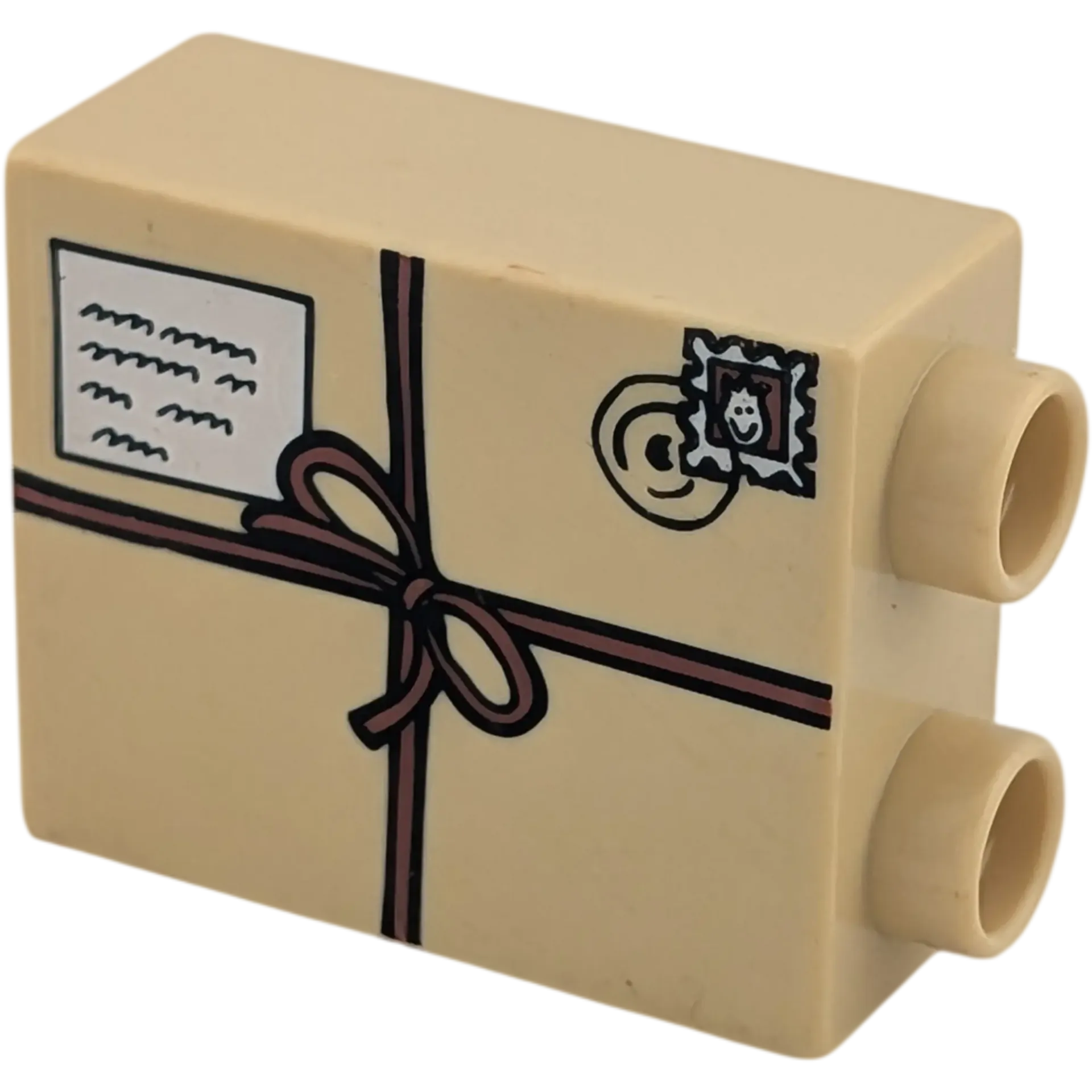 Lego Duplo 4066 Stein 1x2x2 Beige Paket