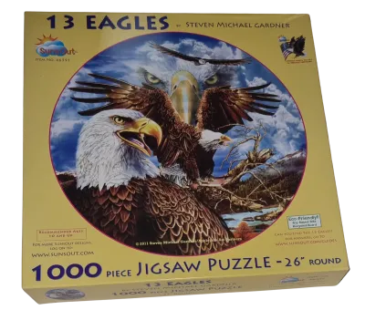 Sunsout Rundpuzzle 1000 Teile 13 Eagles 46591 Adler
