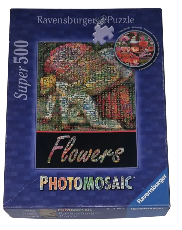 Ravensburger Puzzle Photomosaic 154838 Der Blumenträger