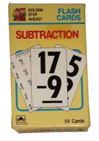 Golden Step Ahead Flash Cards Subtraction