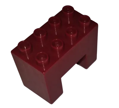 Lego Duplo 2x4x2 Brücke Brückenstein 6394 Rotbraun