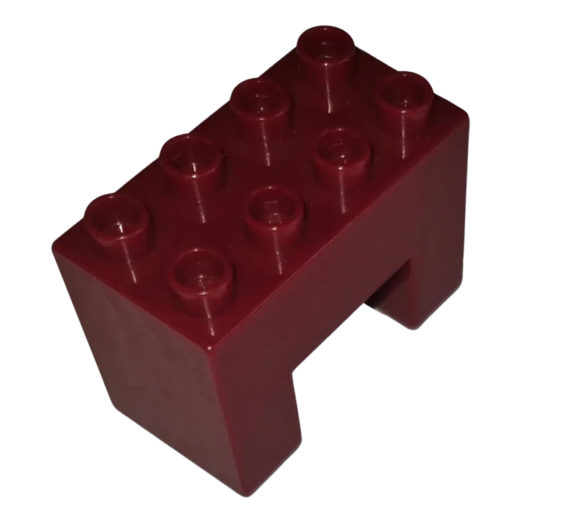 Lego Duplo 2x4x2 Brücke Brückenstein 6394 Rotbraun
