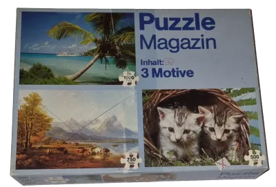 Puzzle Magazin 500, 750, 1000 Teile Riesen Puzzle Magazin