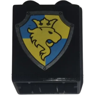 Lego Duplo 1x2 Stein 4066 Schwarz Ritter Wappen Löwe