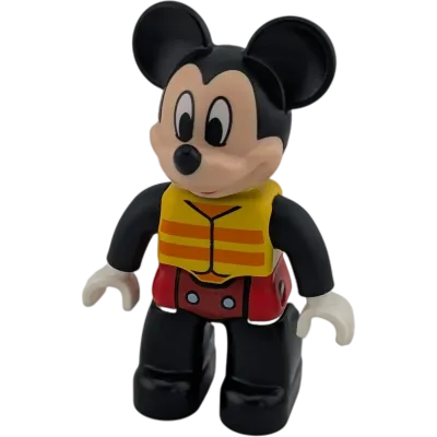 Lego Duplo 9X60 Disney Mickey Mouse mit gelb orangener Schwimmweste