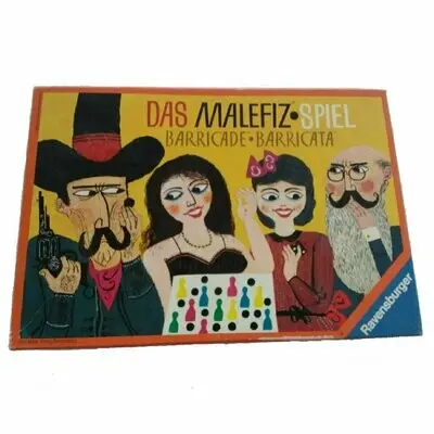 Ravensburger Das Malefiz Spiel 1960 Barricade