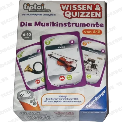 Ravensburger Tiptoi Wissen & Quizzen Die Musikinstrumente