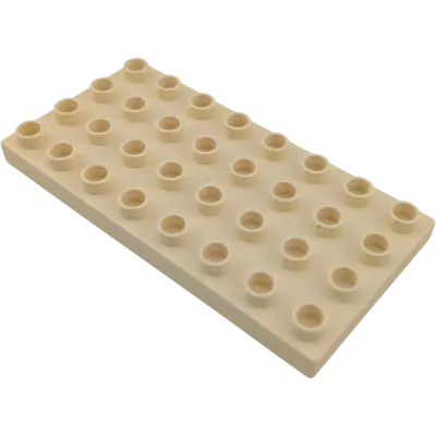 Lego Duplo Platte 4x8 Mischung aus Beige und Hellgelb 4672