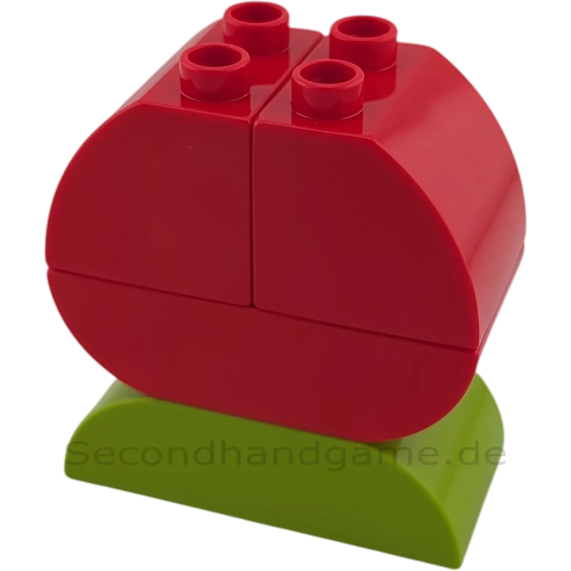 Lego Duplo Blume aus 4 Bausteinen Lime Rot Tulpe
