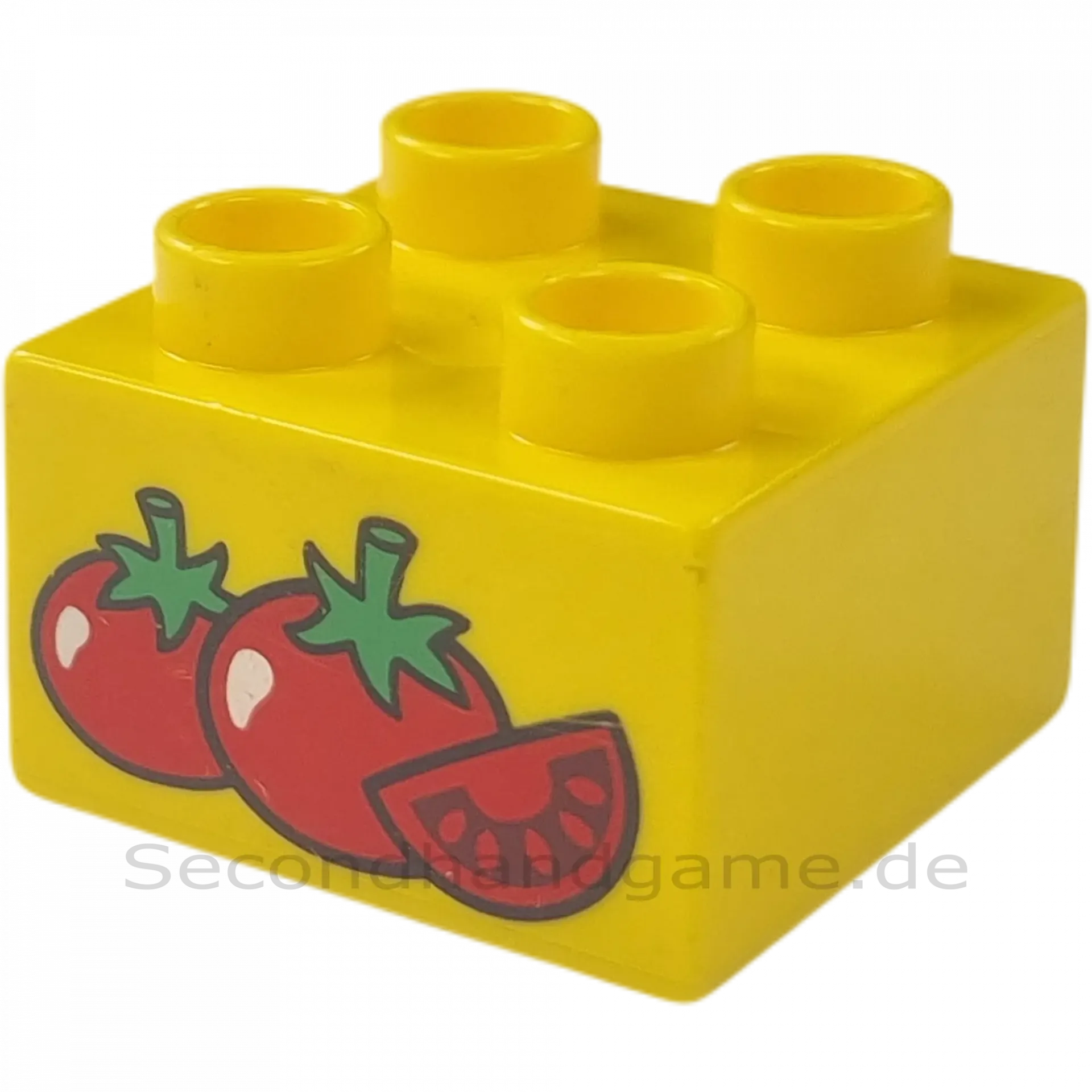 Lego Duplo 2x2 Stein Gelb Tomaten Gemüse 3437