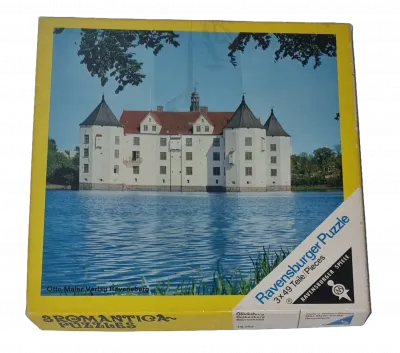 Ravensburger Romantica Puzzles 3x49 Glücksburg Rothenburg Bürresheim 15.263