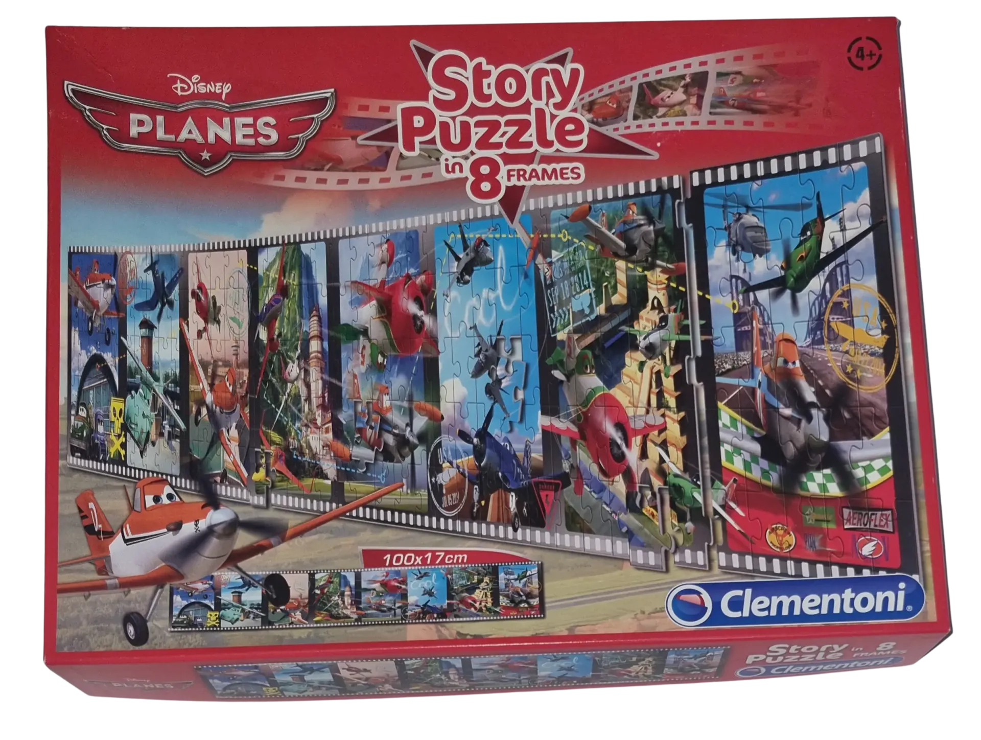 Clementoni Disney Planes Story Puzzle 9in 8 Frames 8 Puzzle in einem