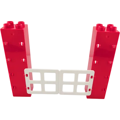Lego Duplo 16087 Hoftür Rot Schwingtür Weiß
