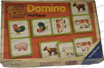 Ravensburger Holz Domino Hoftiere 031276