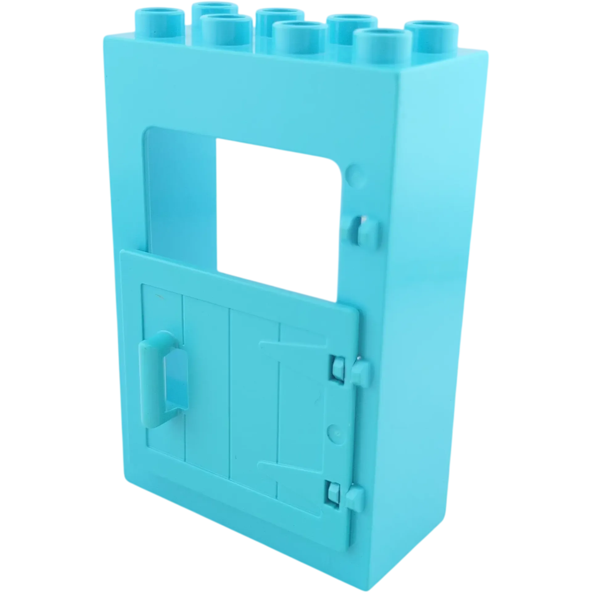 Lego Duplo 2x4 Hauswand mit Hoftür Azur