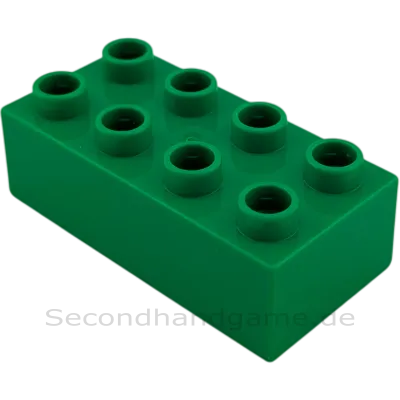 Lego Duplo 2x4 Baustein 3011 Mittelgrün