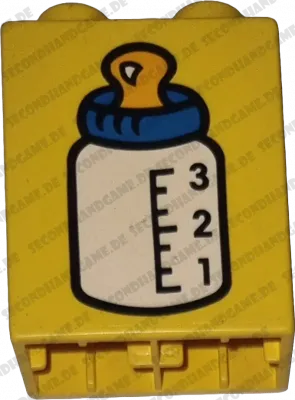 Lego Duplo  1x2 Stein Gelb Baby Milchflasche 4066