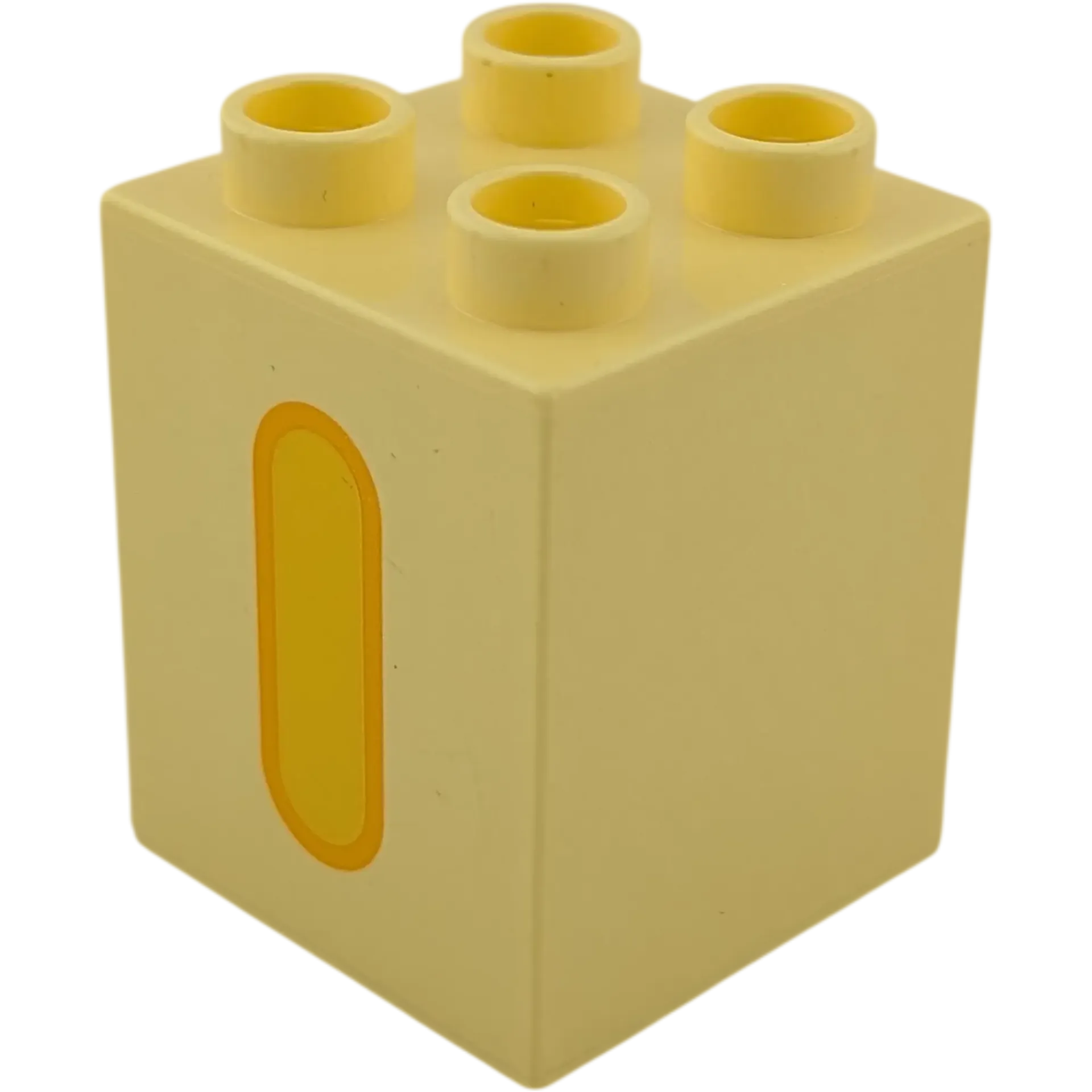 Lego Duplo 2x2x2 Stein Hellgelb Buchstabe i Gelb