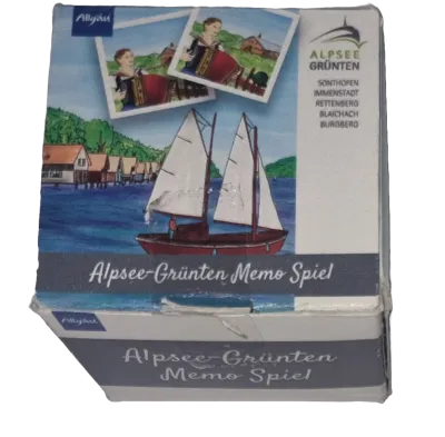 Allgäu Alpsee-Grünten Memo Spiel