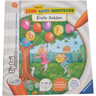 Ravensburger Tiptoi Buch Mein Lern-Spiel-Abenteuer Erste Zahlen 00620