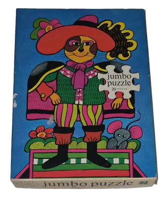 Jumbo Puzzle Fully Interlocking 931 gestiefelter Karter